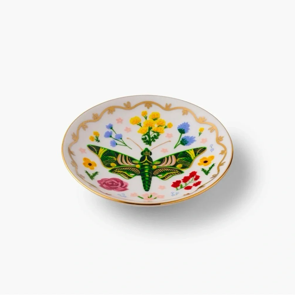 Dragonfly Porcelain Ring Dish - Picture 2 of 3